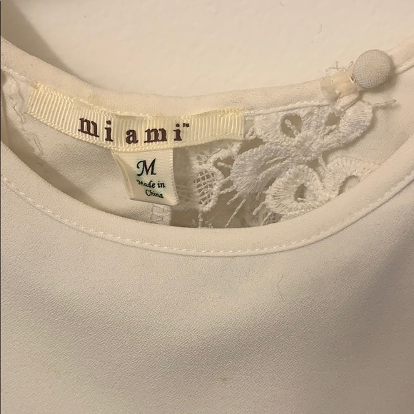 White Lace Romper - Picture 7 of 8